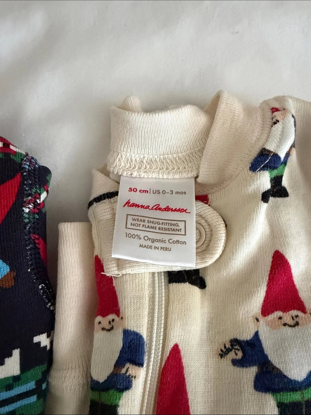 Hanna Andersson Kids Baby Holiday Pajamas Bundle 0-3 mo